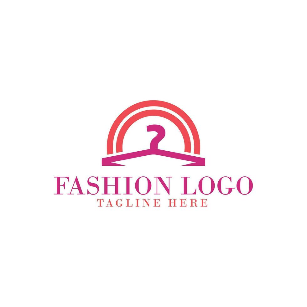 ropa tienda logo, paño icono vector