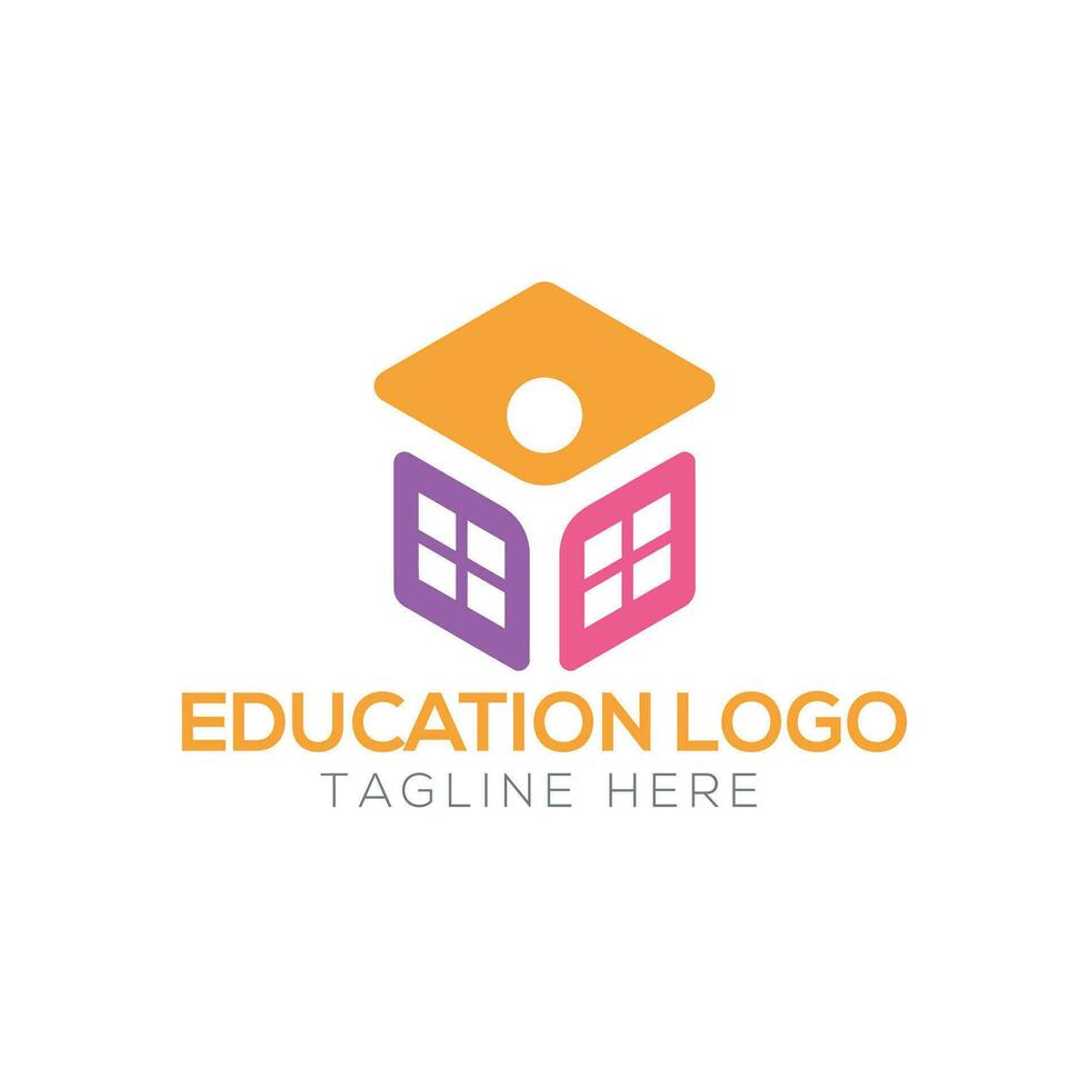 reading book logo with hand silhouette Open Book vector