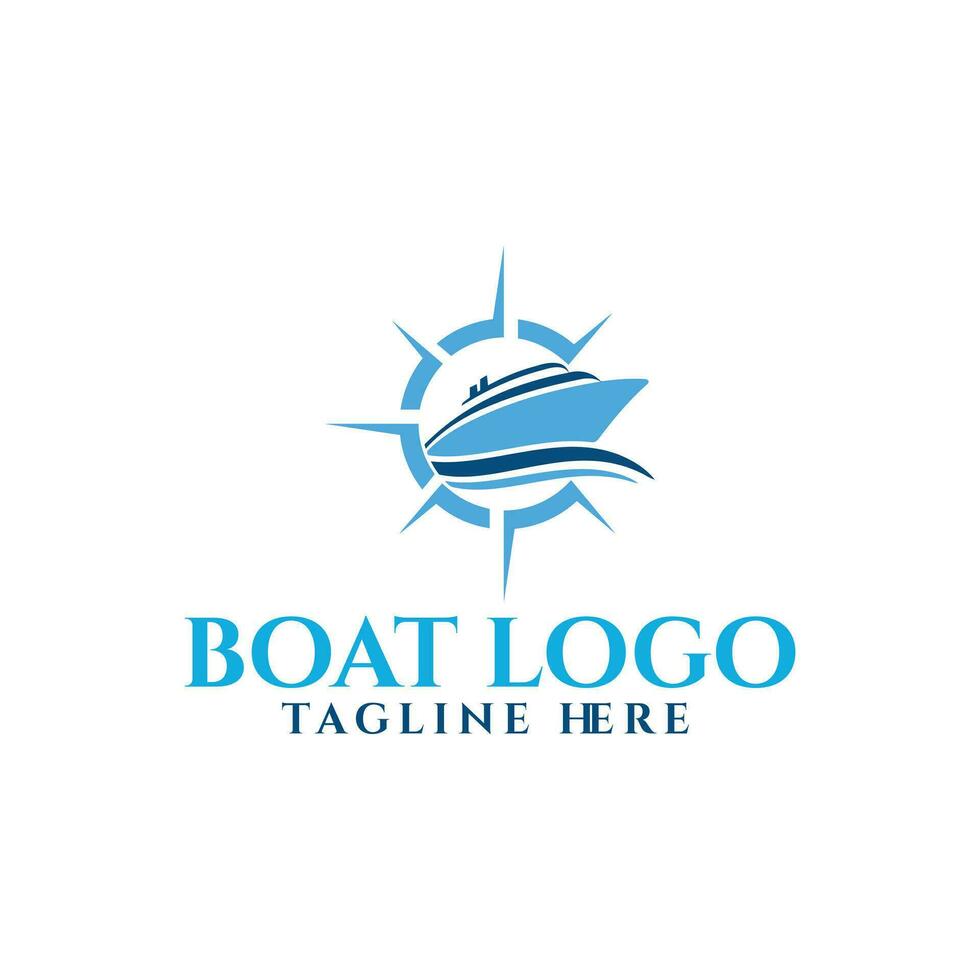 Illustration vector graphic of ship and boat concept logo