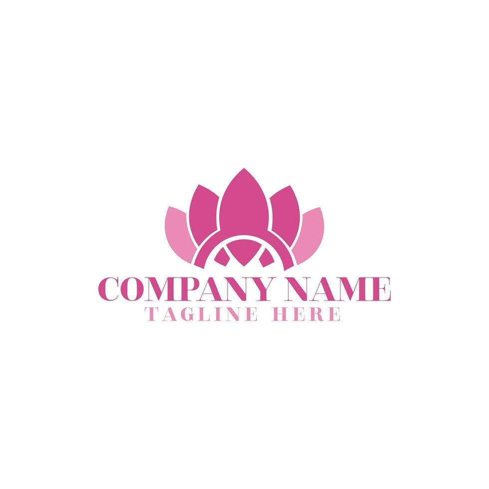 Beautiful queen mono line logo icon design template vector