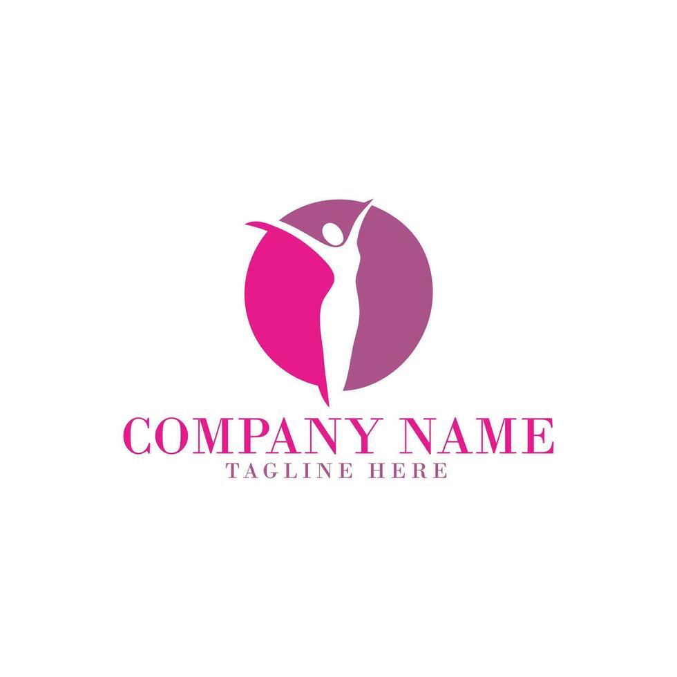 women fashion symbol logo vector