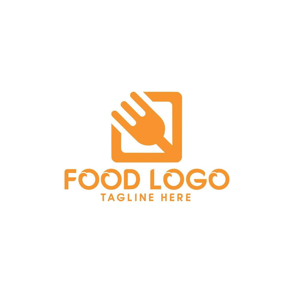 Cooking logo. Icon or symbol for design menu restaurant. V vector