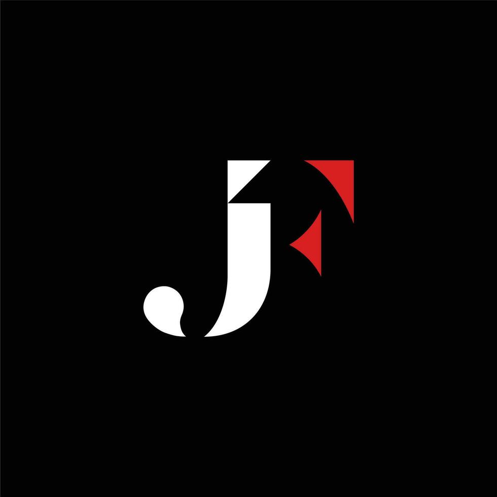 Initial Letter JK Logo Icon Design vector