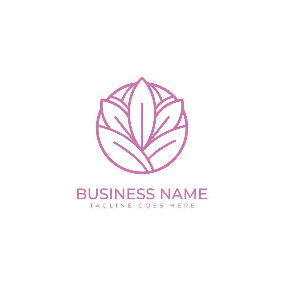 Luxury lotus logo design vector template