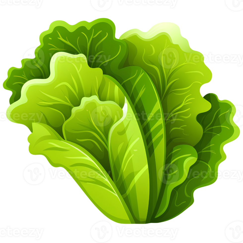 lettuce vegetable ai generative png