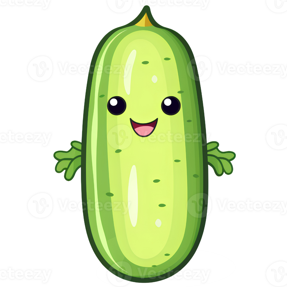 bitter melon vegetable ai generative png