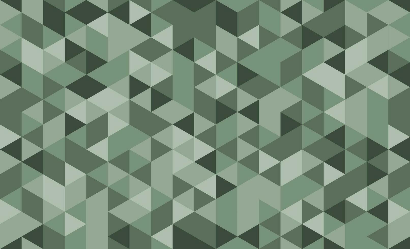 Vector green Geometric tiles Pattern Seamless. triangular modern art abstract. Gray and green color tone. background