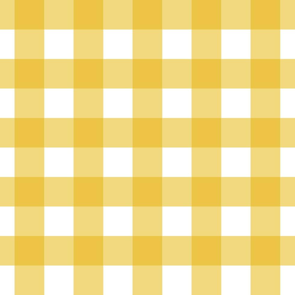 Gingham seamless pattern with Yellow and white color checkerboard background square tablecloth Vector illustration. 28270618 Vector Art at Vecteezy