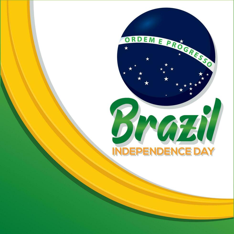 Brasil independencia día antecedentes vector