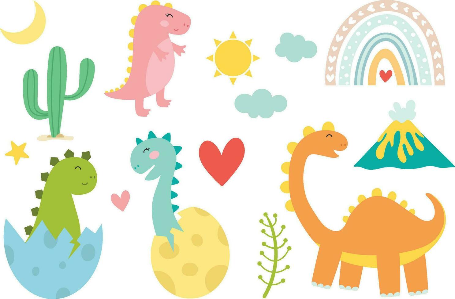 Dinosaur Vector Elements