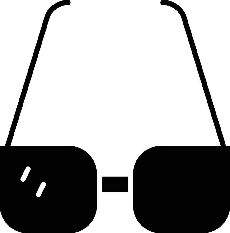 glasses icon for download vector