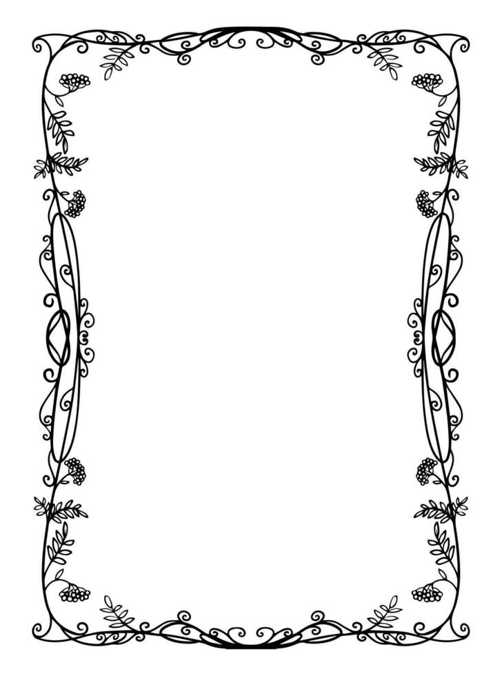 Halloween frames set with silhouettes of pumpkins, bats, spiderweb, tree branches. Halloween border collection isolated on white. Design element for card, poster, text decoration. Vector illustration