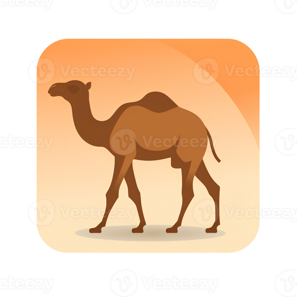 camel cartoon ai generative png