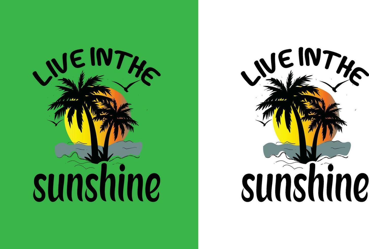 summer design Palm tree vector
