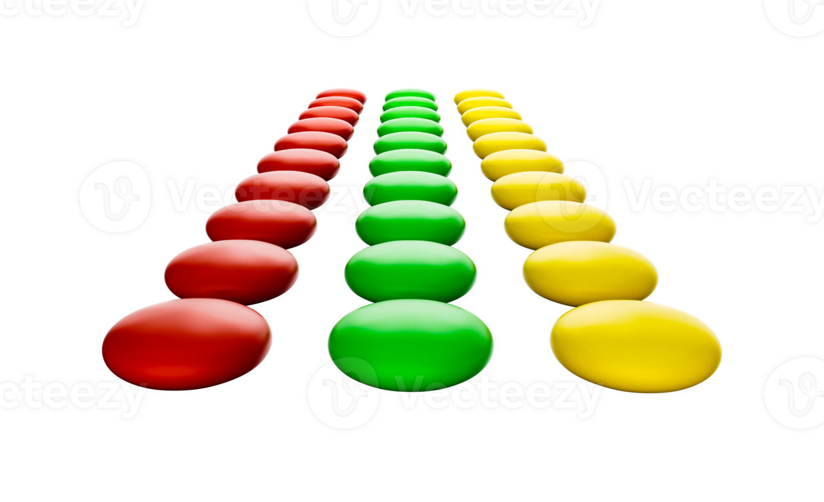 Colorful delicious chocolate candies are lying in several rows, forming a square  3d illustration png