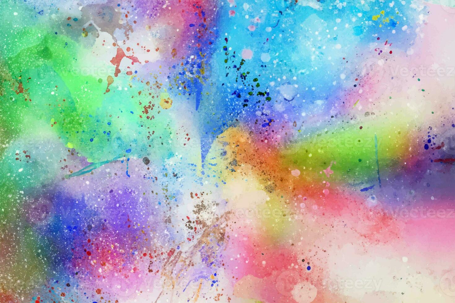 vector abstract background with a colourful watercolour splatter design photo