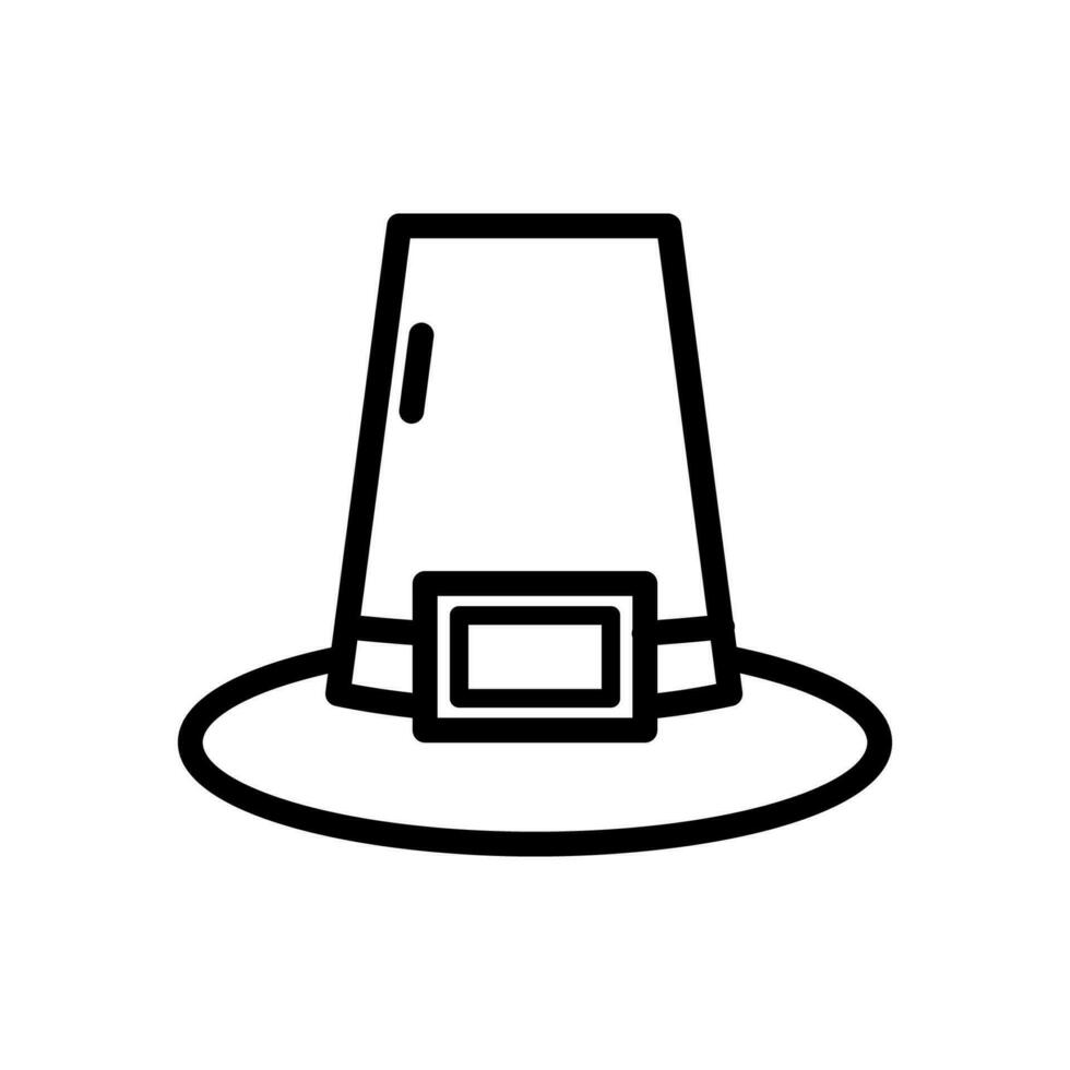 pilgrim icon line style vector