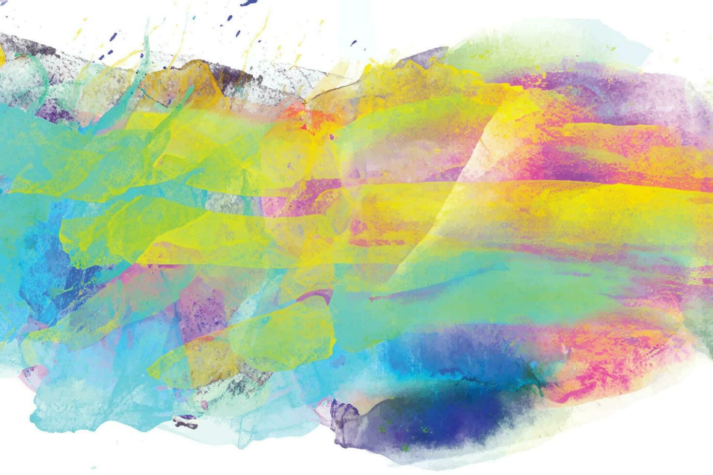 vector abstract background with a colourful watercolour splatter design