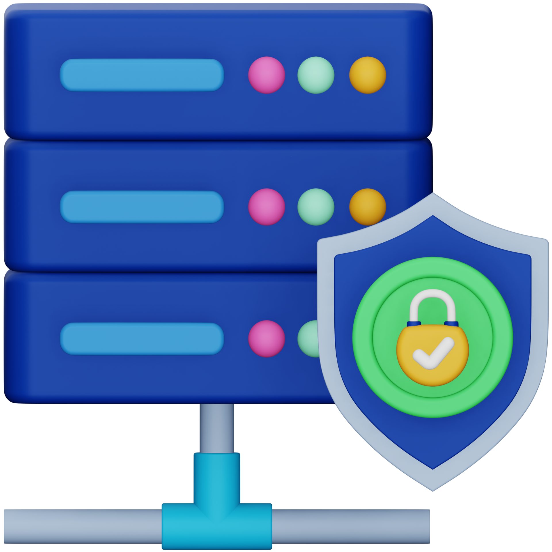 Data protection 3d rendering isometric icon. 28272842 PNG