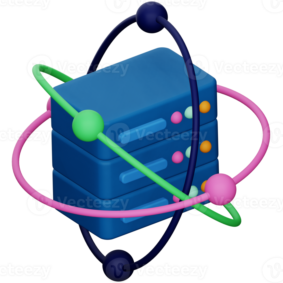 Data science 3d rendering isometric icon. png