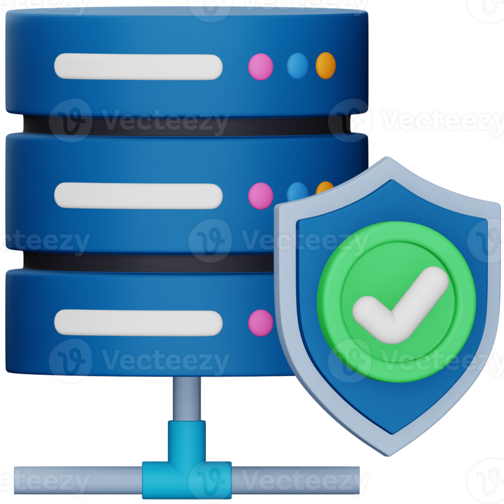 Hosting 3d rendering isometric icon. png