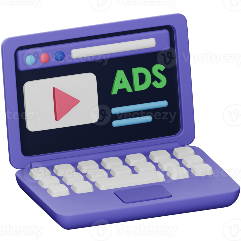 Marketing ads 3d rendering isometric icon. png