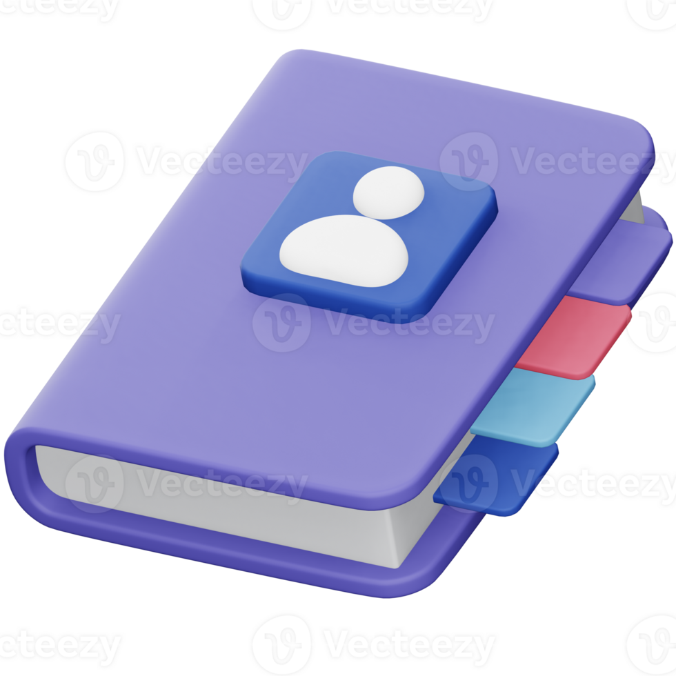 Business book 3d rendering isometric icon. png