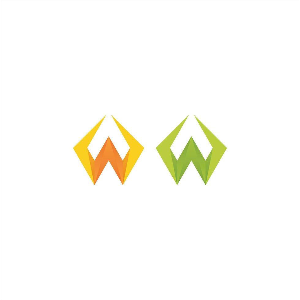 Letter W logo icon design template elements vector