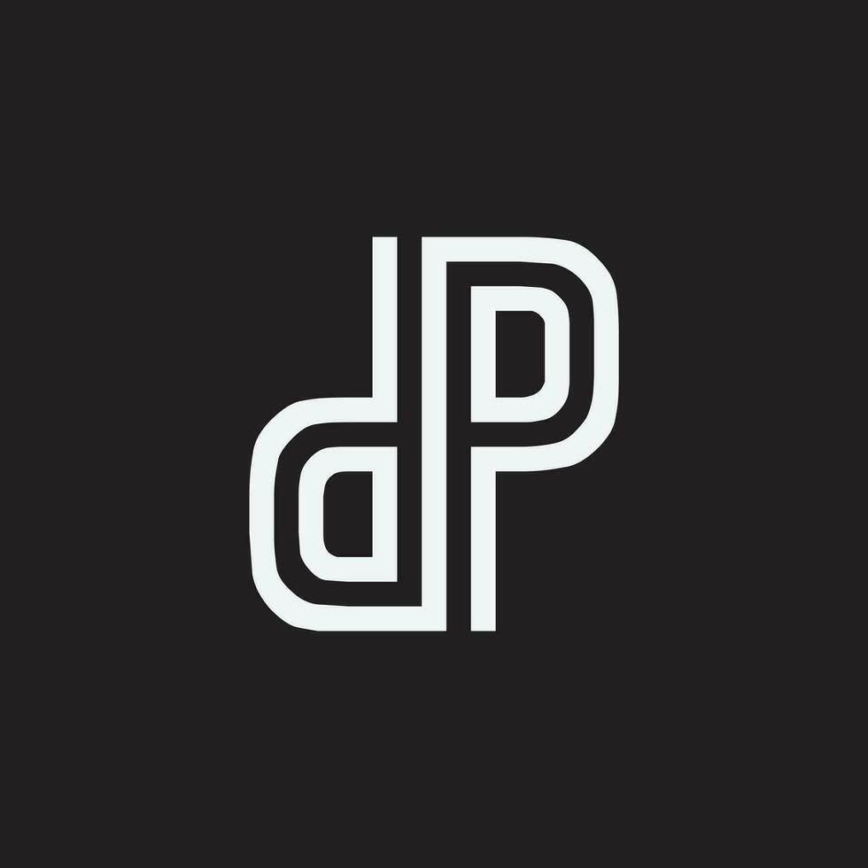 Initial DP PD Letter Logo Design Vector Template. Monogram and Creative Alphabet D P Letters icon Illustration