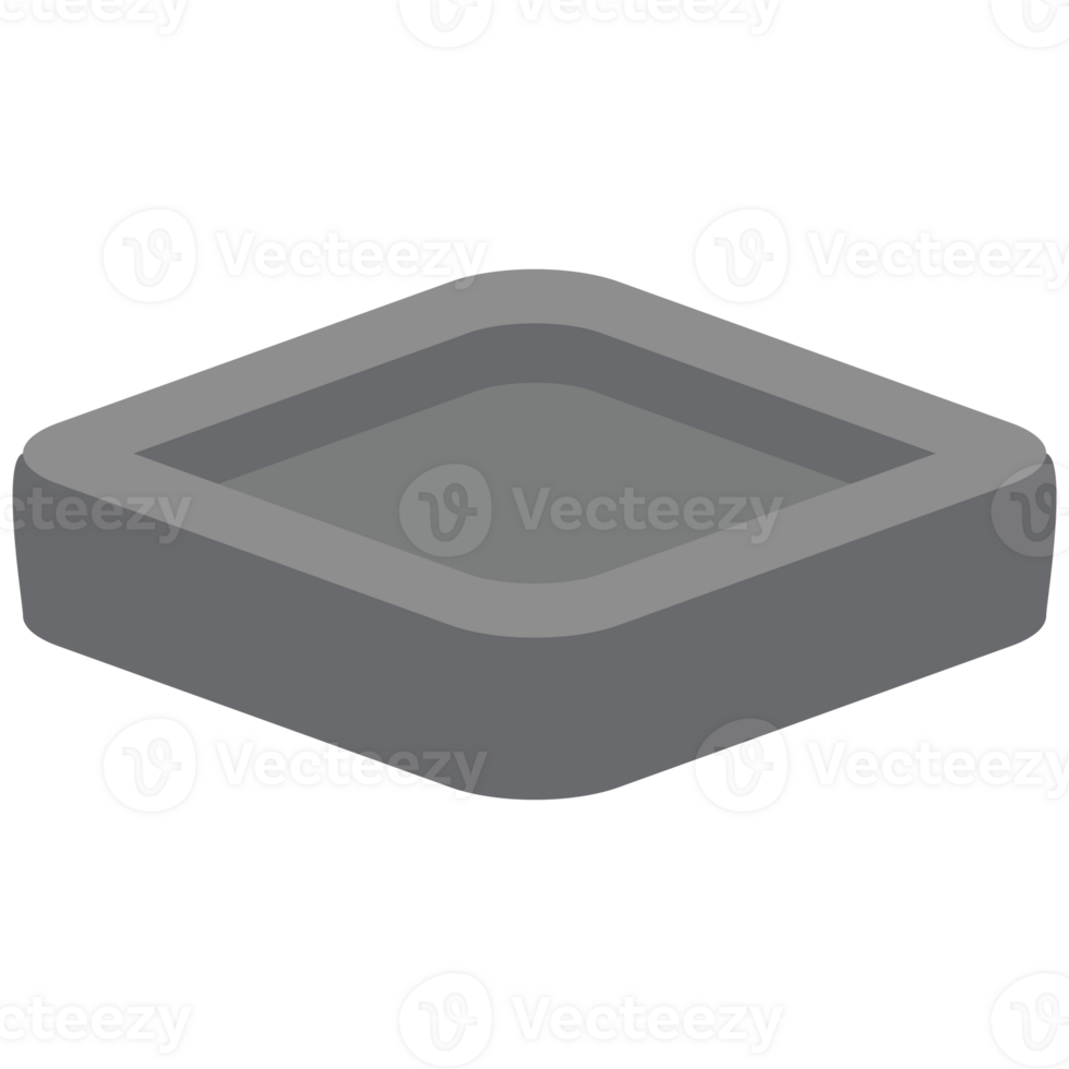 Clean cigarette ash disposal ashtray png