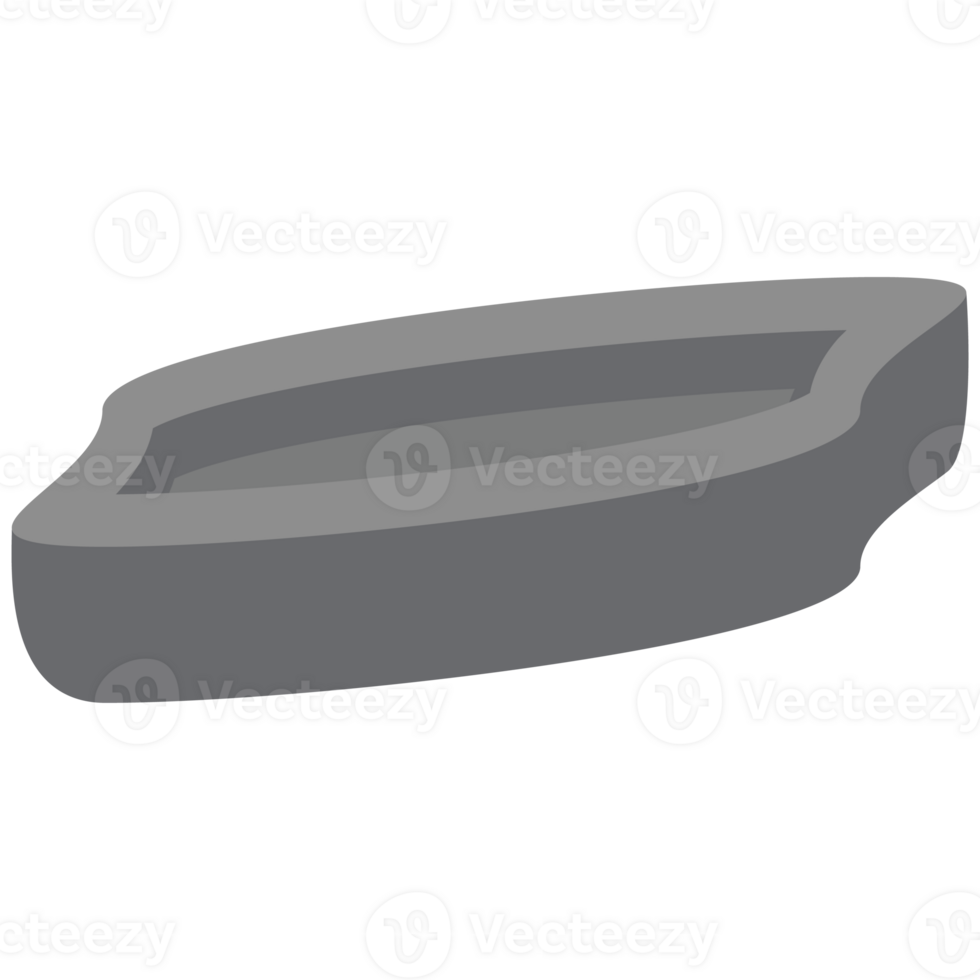 Clean cigarette ash disposal ashtray png