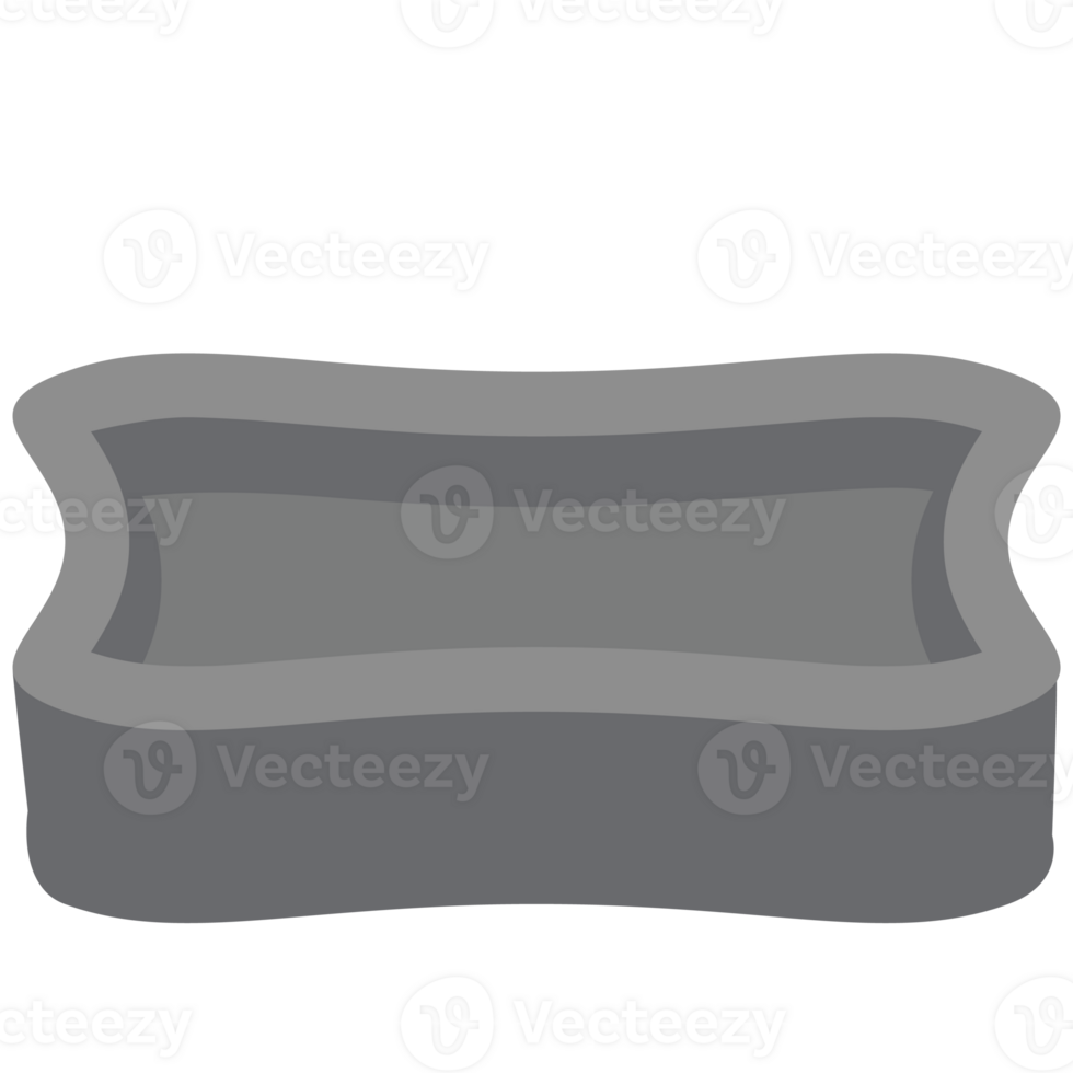 Clean cigarette ash disposal ashtray png