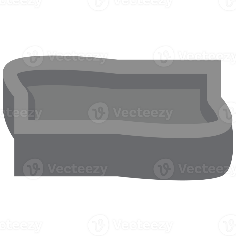 Clean cigarette ash disposal ashtray png