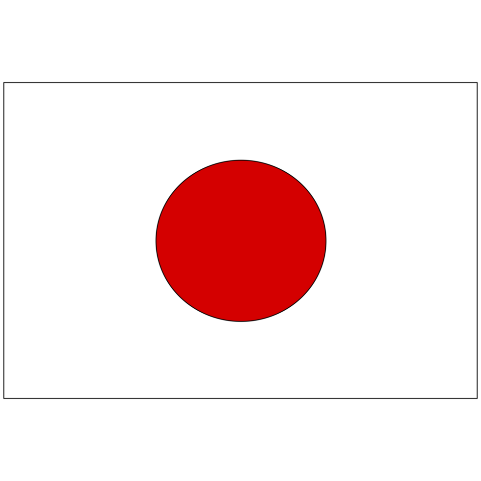 japan flag isolated png