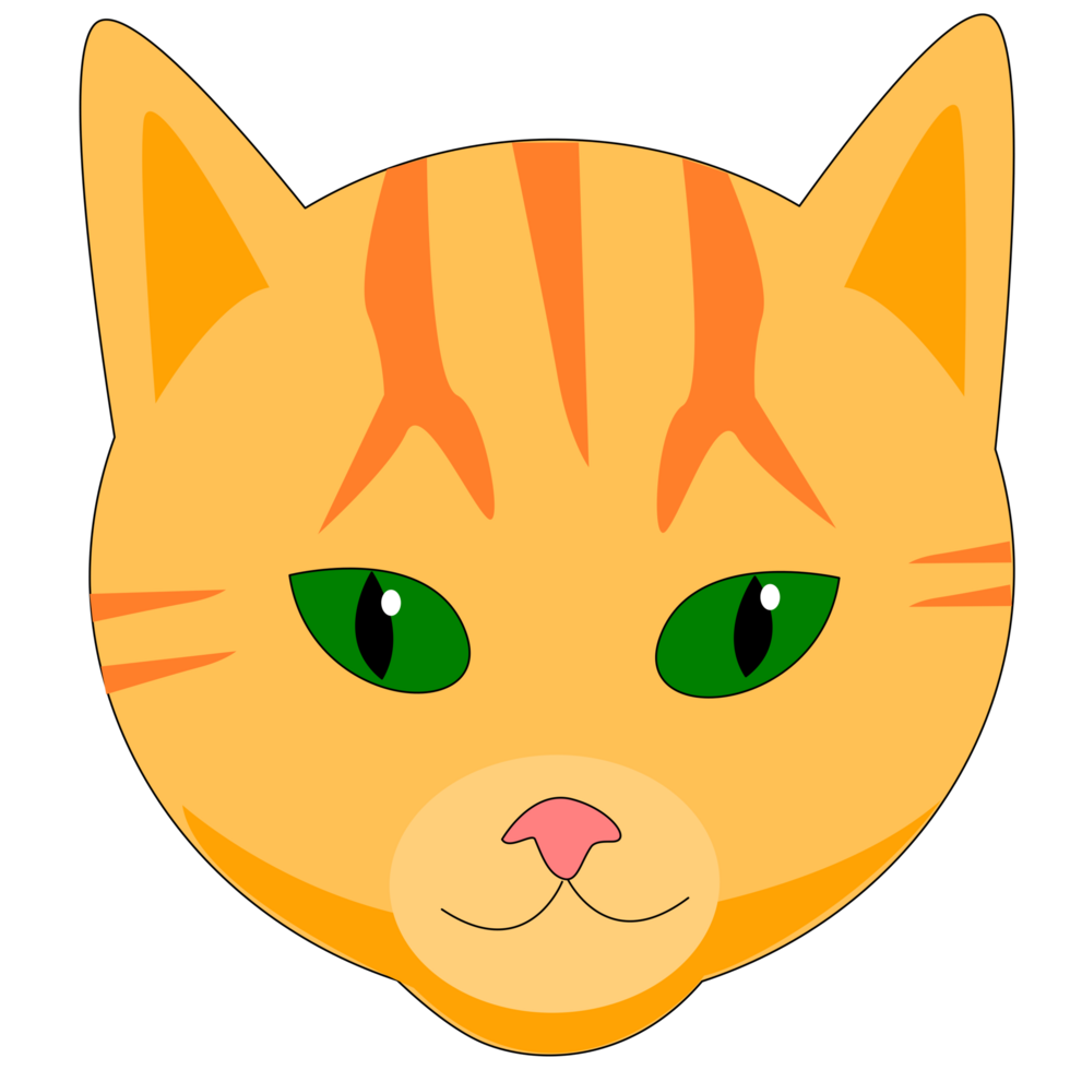 cute ginger cat 28273782 PNG
