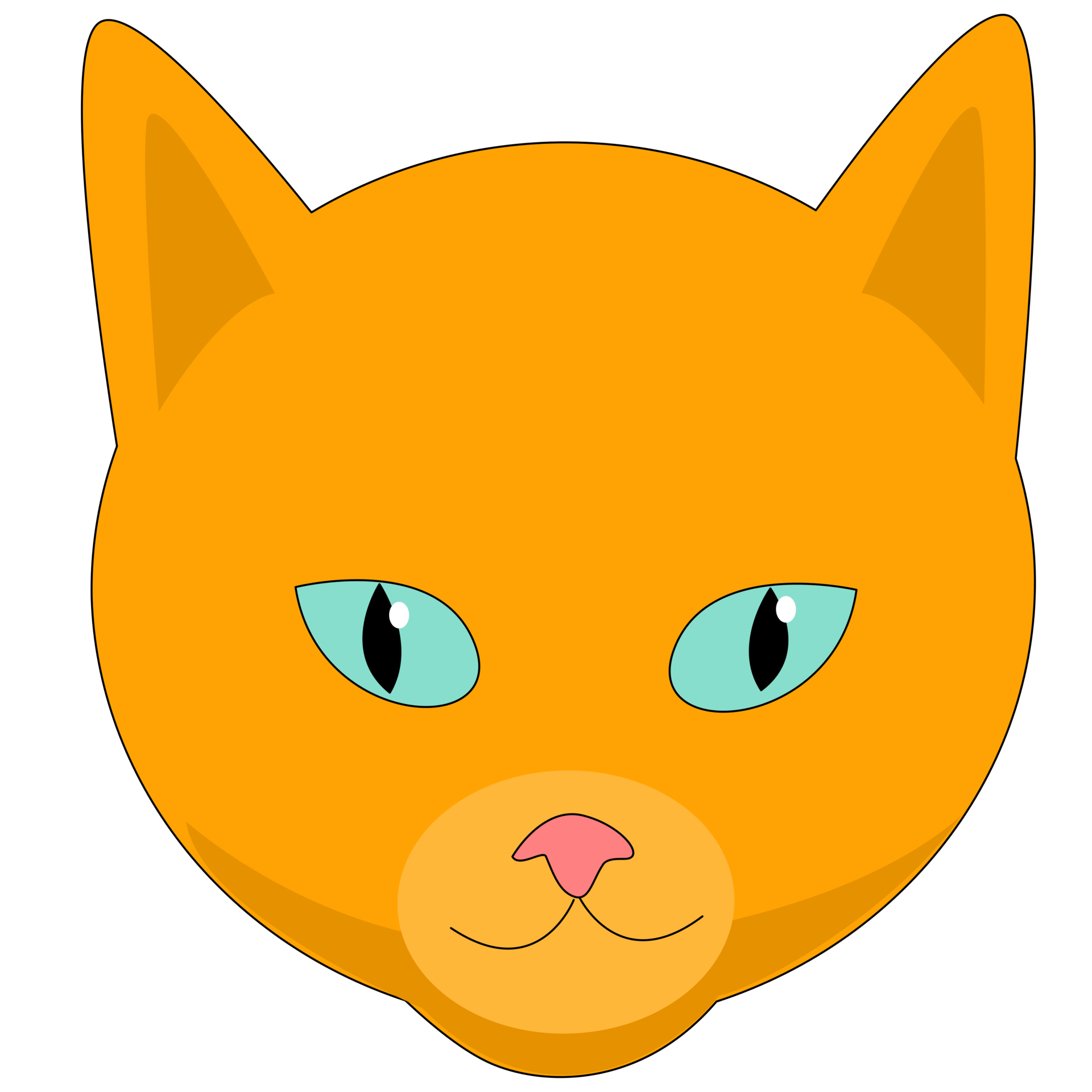 ginger cat cartoon 28273786 PNG