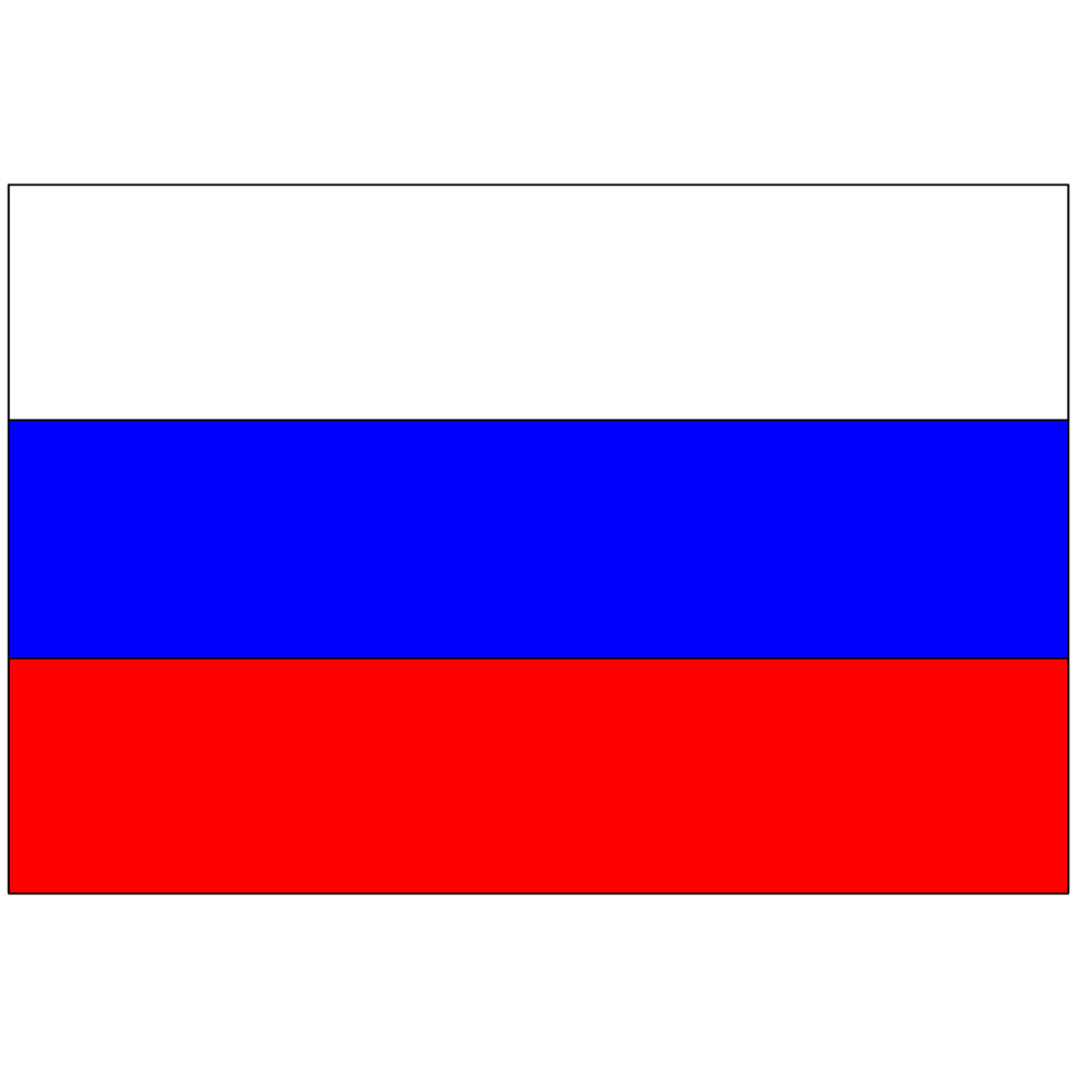 bandeira da rússia isolada png