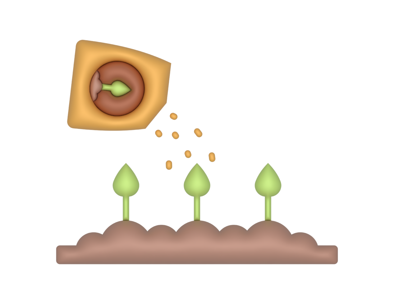3d Seeding Or Fertilizing png
