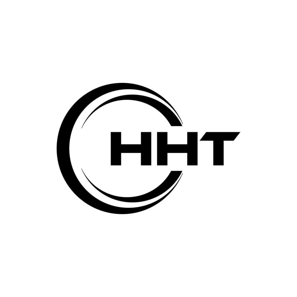 HHT Logo Design, Inspiration for a Unique Identity. Modern Elegance and Creative Design. Watermark Your Success with the Striking this Logo. vector