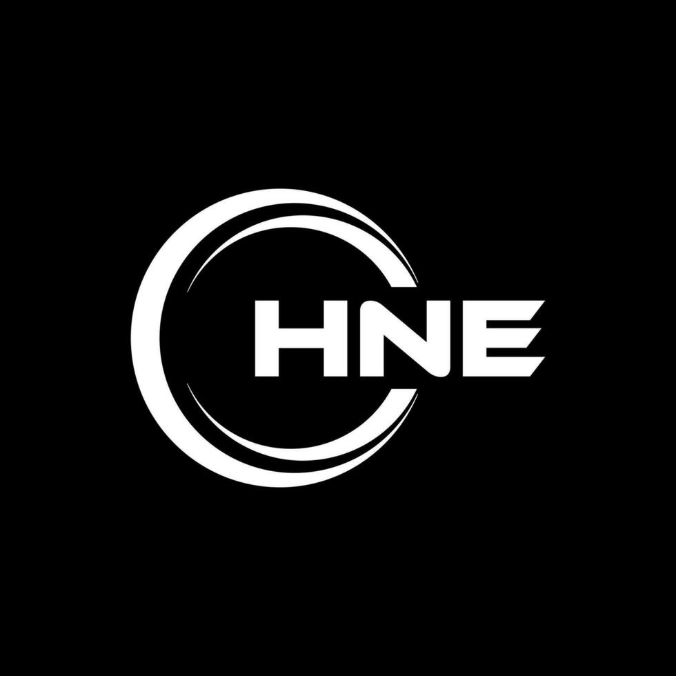 HNE Logo Design, Inspiration for a Unique Identity. Modern Elegance and Creative Design. Watermark Your Success with the Striking this Logo. vector