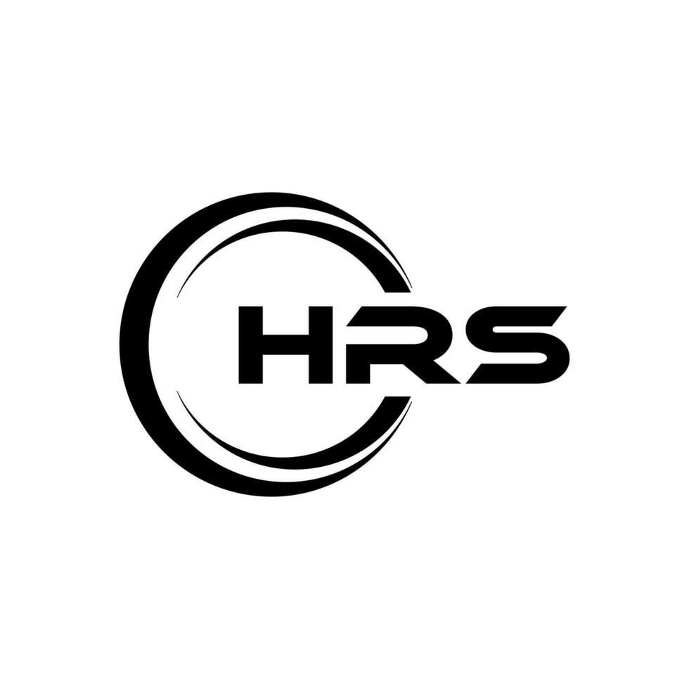 HRS Letter Logo Design, Inspiration for a Unique Identity. Modern Elegance and Creative Design. Watermark Your Success with the Striking this Logo. vector