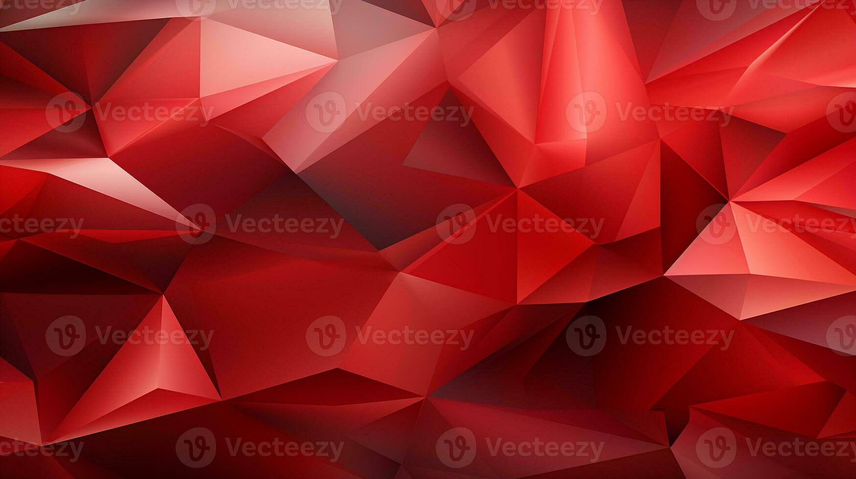 Background red polygon ai photo