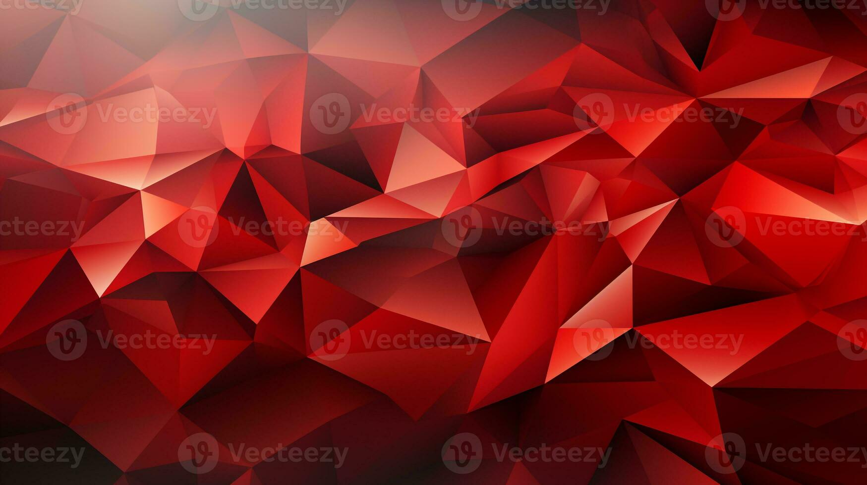 Background red polygon ai photo