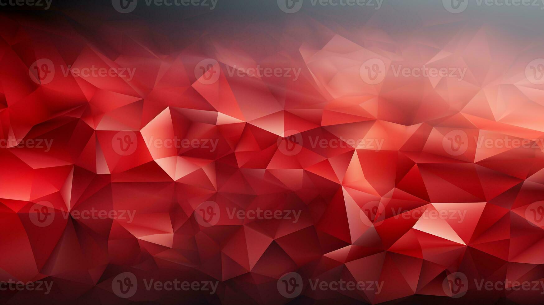 Background red polygon ai photo