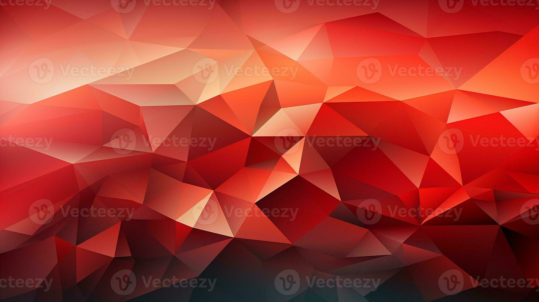 Background red polygon ai photo