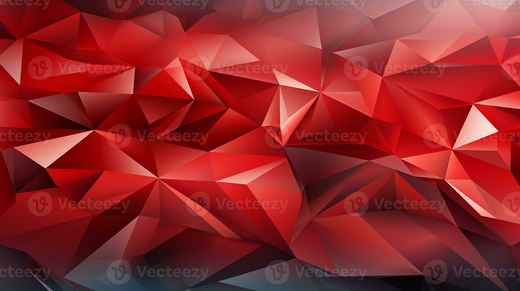 Background red polygon ai photo