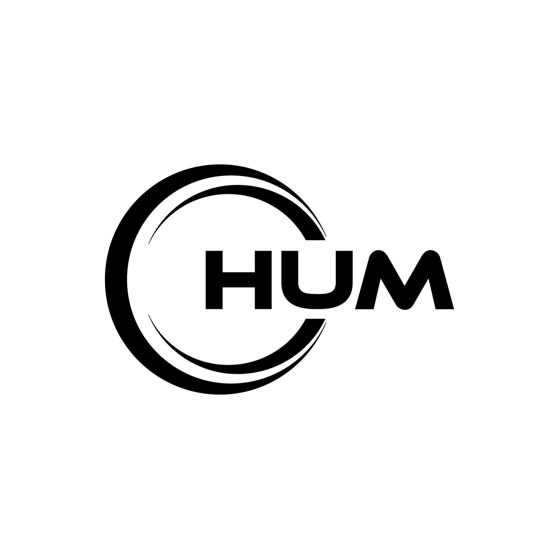 HUM Letter Logo Design, Inspiration for a Unique Identity. Modern ...