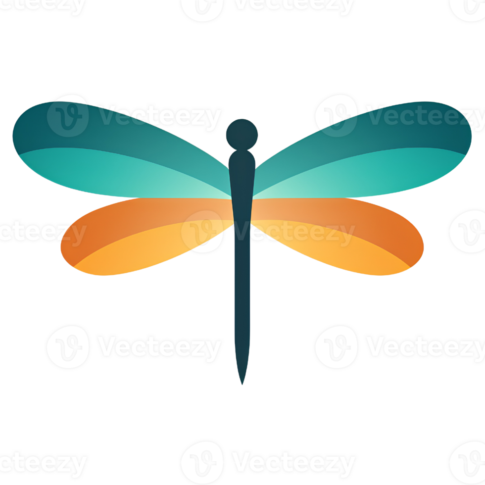 cartoon  dragonfly ai generative png