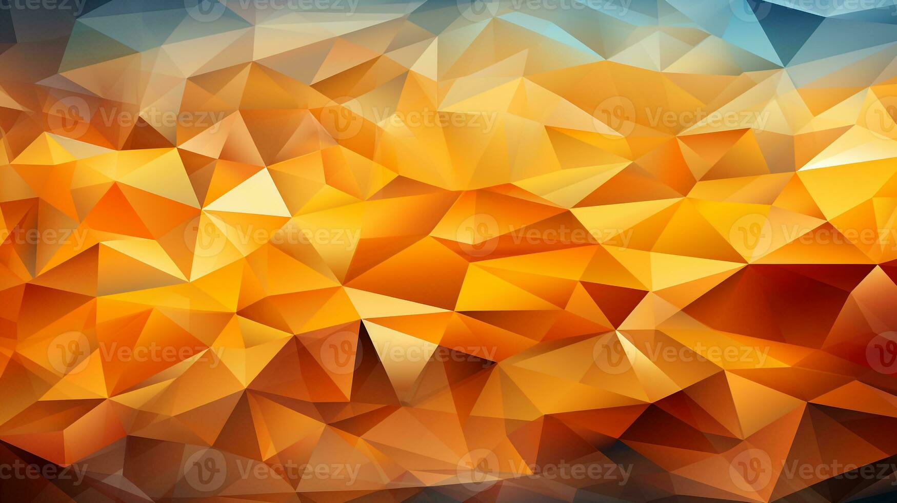 Background yellow polygon ai photo