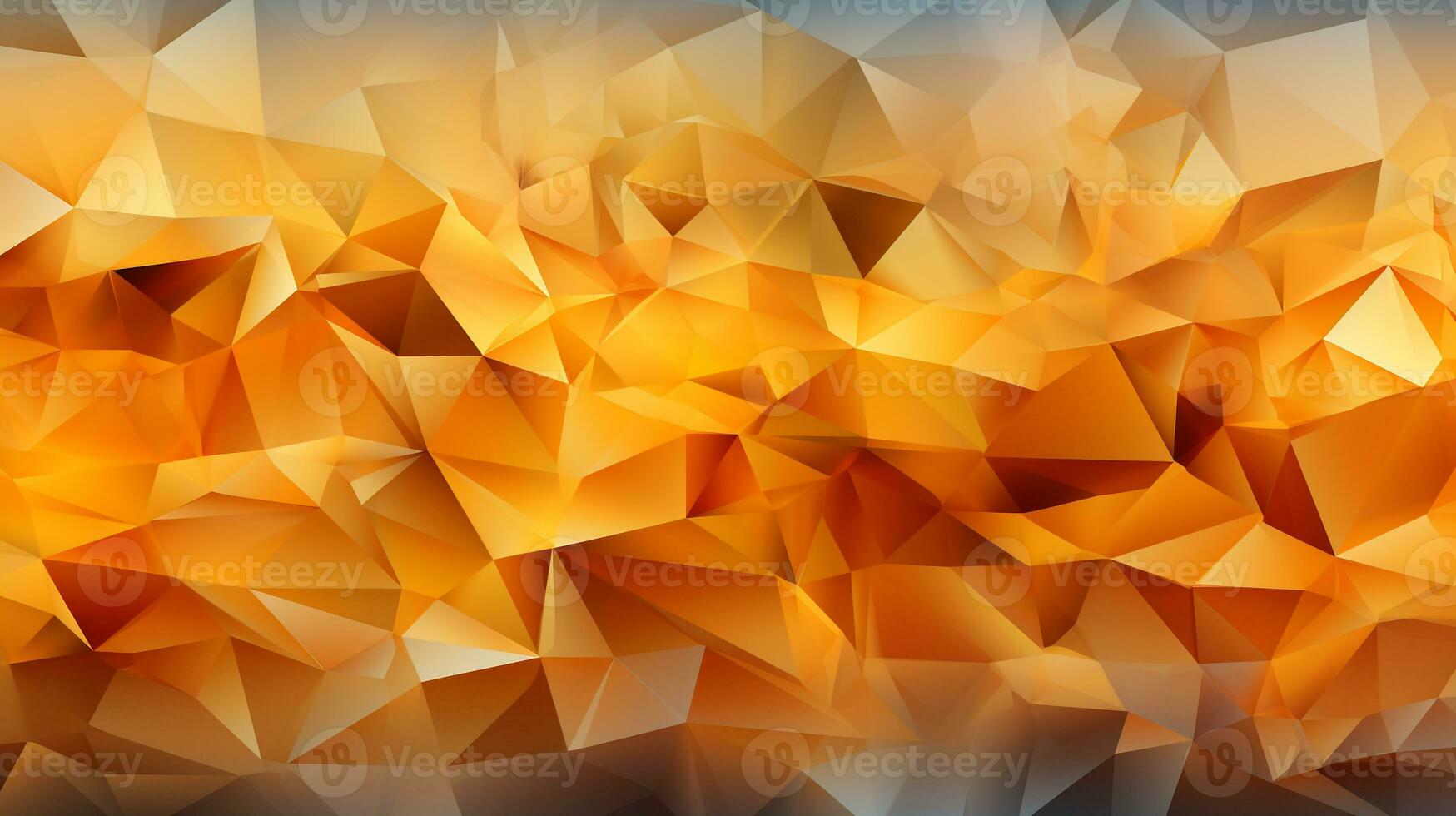 Background yellow polygon ai photo